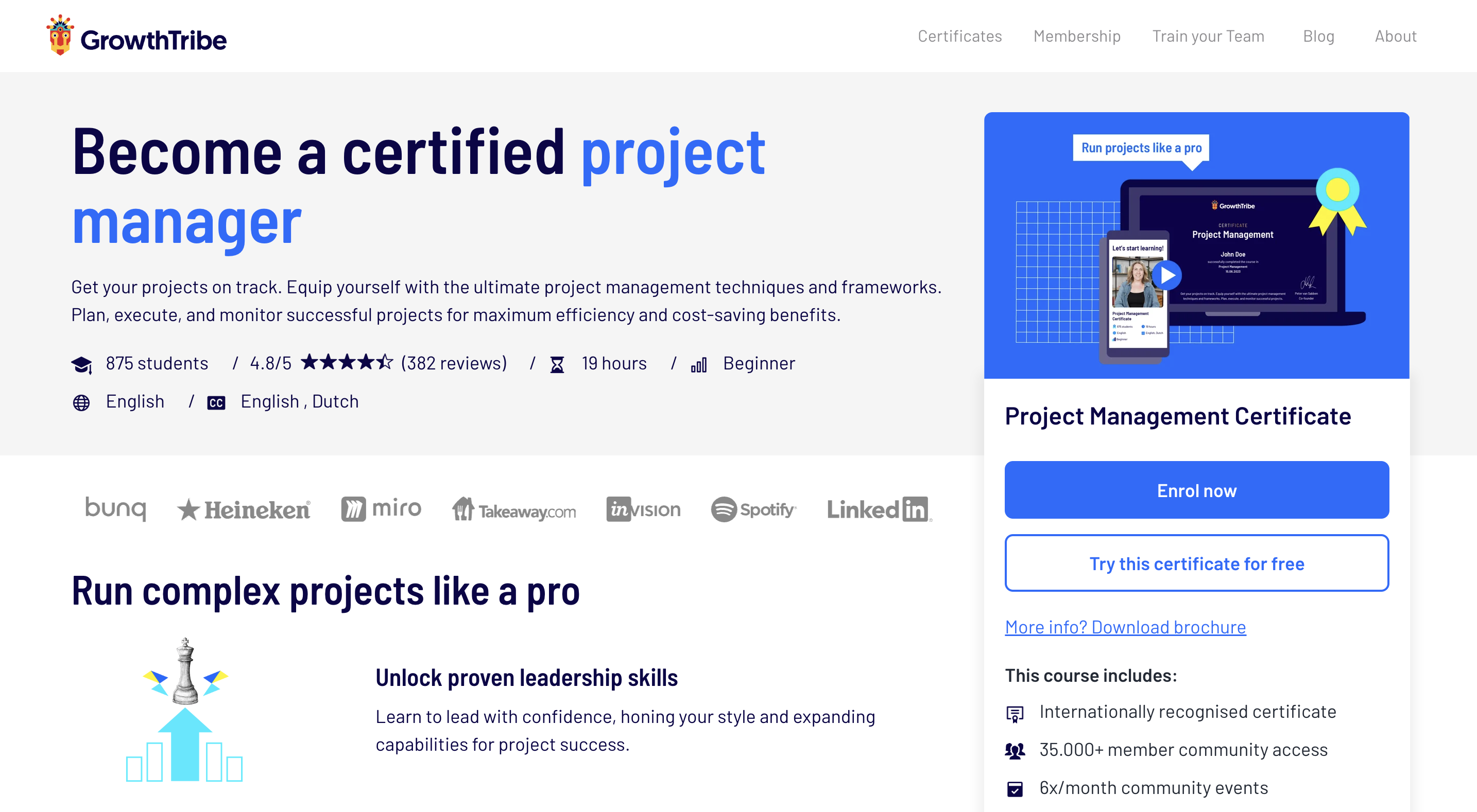 6 Best Project Management Courses In The Netherlands In 2024   Screenshot 2024 01 03 At 15.32.55 